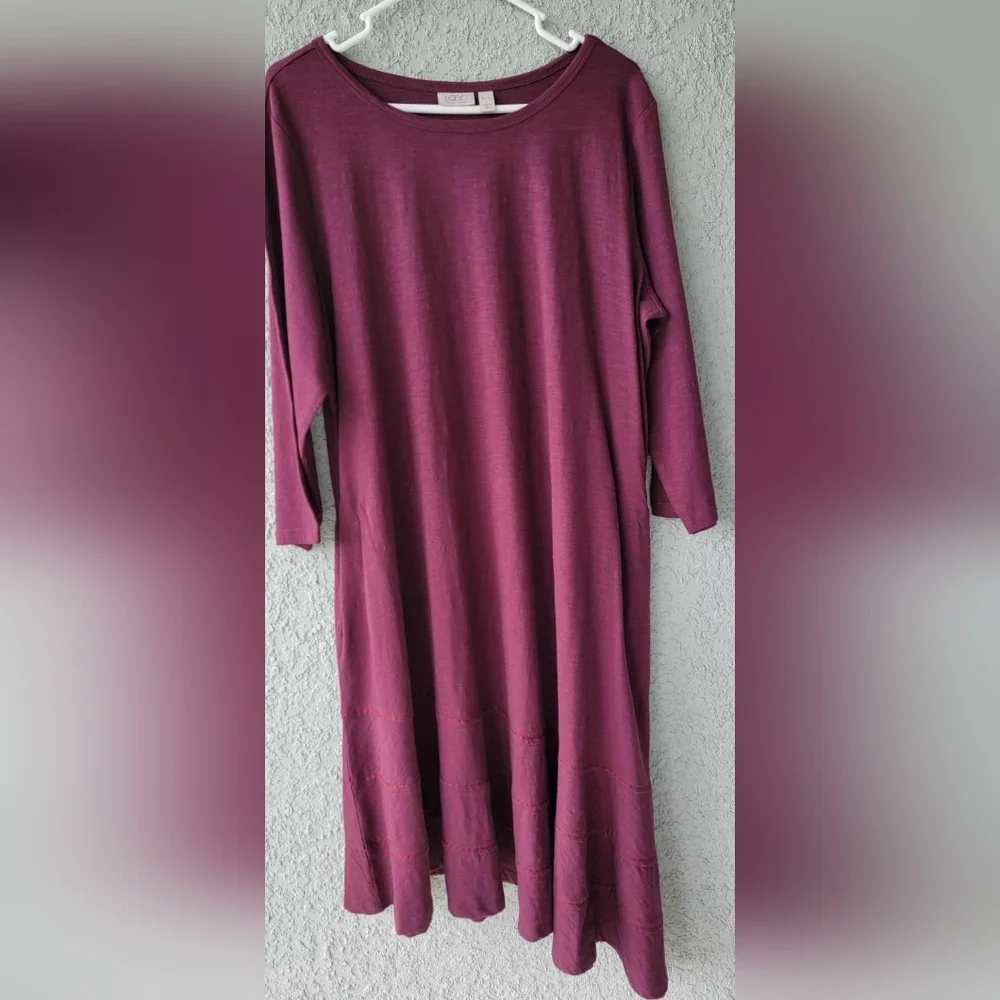 LOGO Lori Goldstein Flowy Maxi Dress - Picture 1 of 7